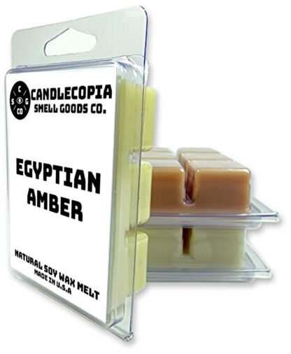 Patchouli, Indian Sandalwood and Egyptian Amber Wax Melts by Candlecopia®, 3 Pack