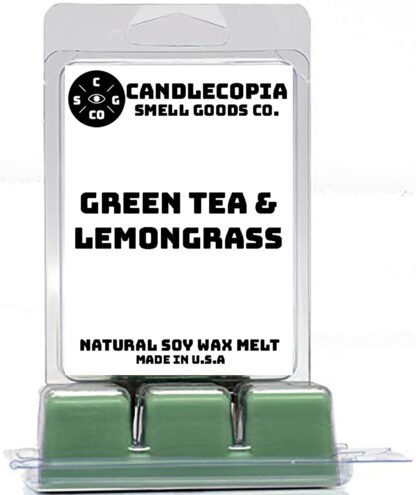 Green Tea & Lemongrass Wax Melts by Candlecopia®, 2 Pack