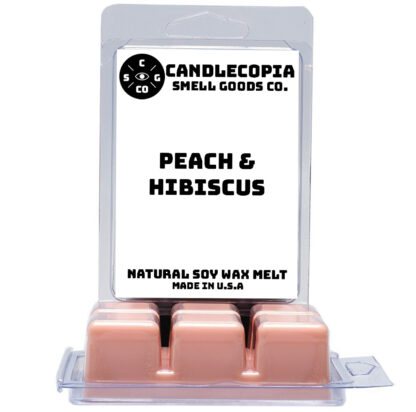 Peach and Hibiscus Wax Melts by Candlecopia®, 2 Pack