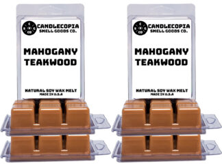 Mahogany Teakwood Wax Melts by Candlecopia®, 6 Pack